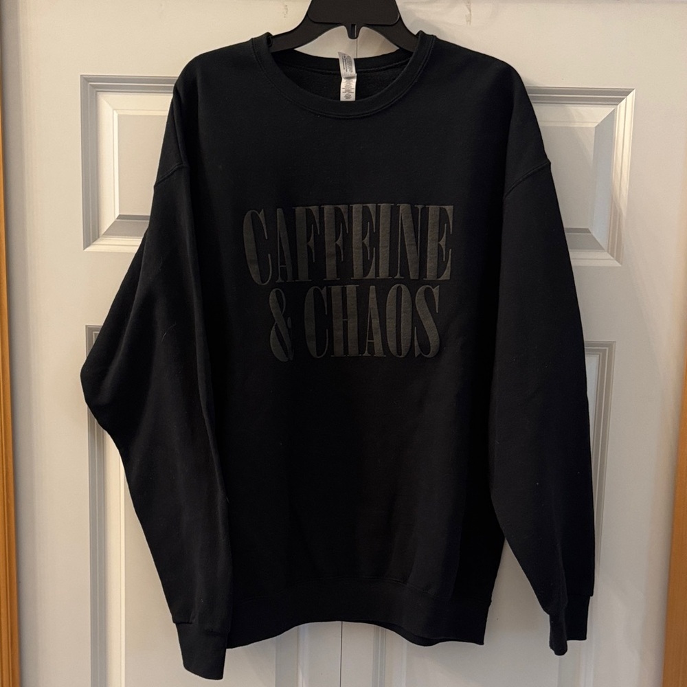 Black Caffeine & Chaos Women’s Sweatshirt